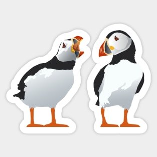 Shouty Puffin Sticker